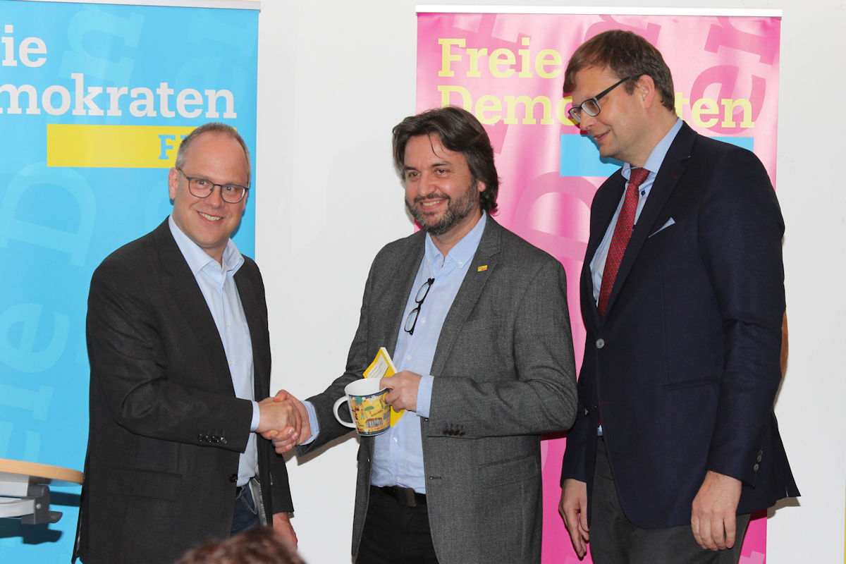 Nominierung zum Bürgermeisterkandidaten der FDP Erlangen